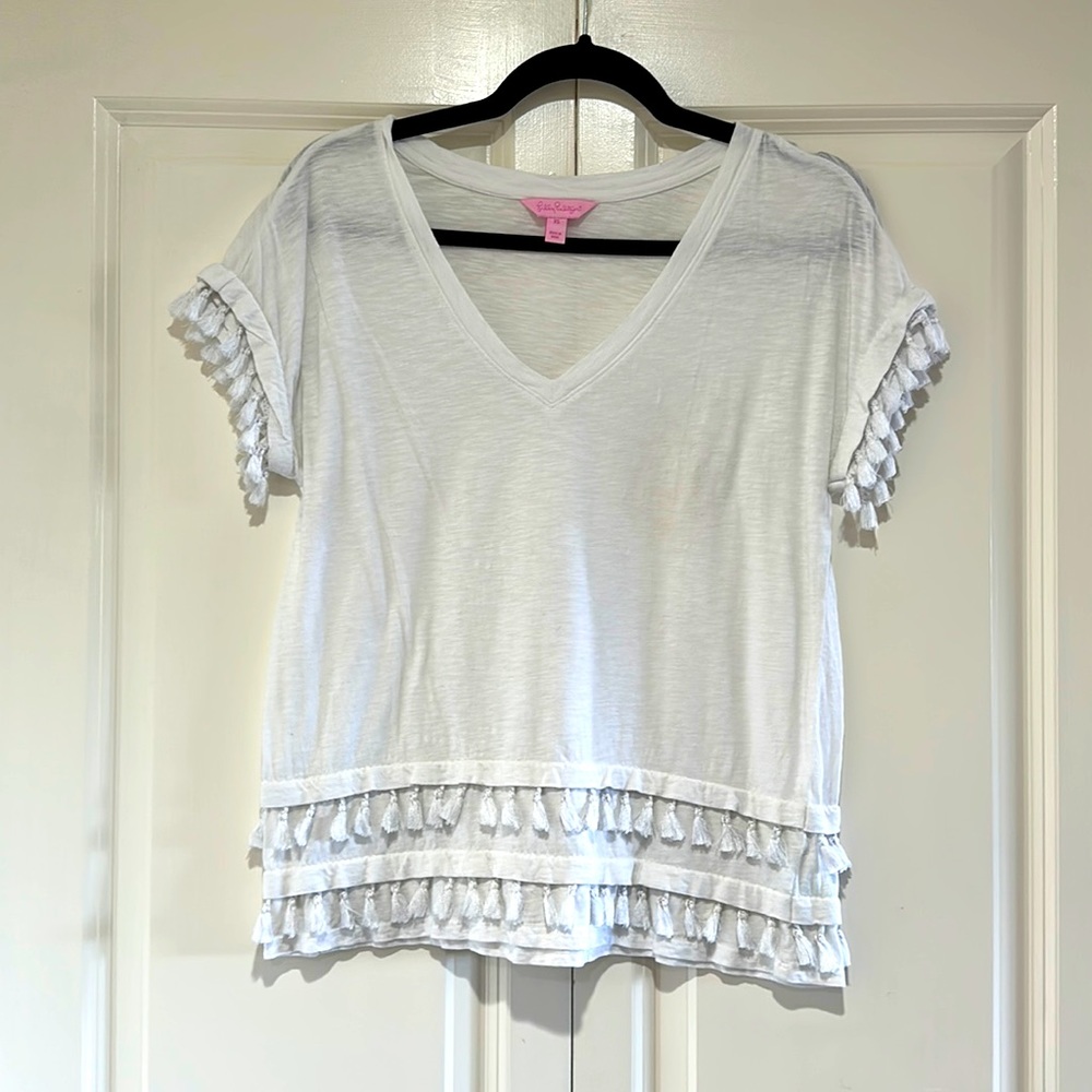 Vintage Lilly Pulitzer Tassel Top